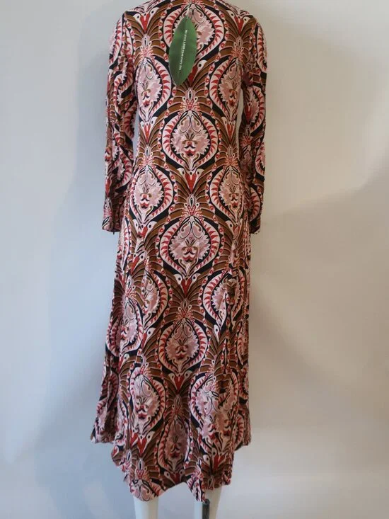 NWT Womens Farm Rio (Item- 625) Multicolor Pineapple Jewelry Maxi Dress XS - Picture 9 of 15
